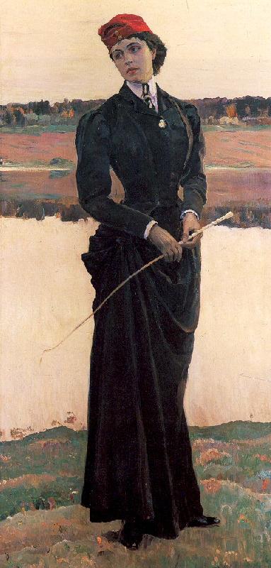  Portrait of Olga Nesterova, The Artist's Daughter